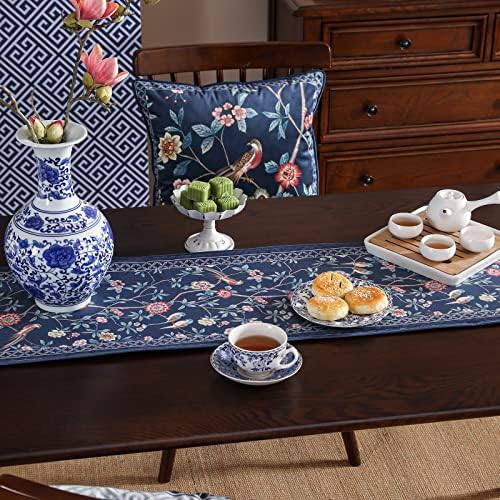 Patdrea Designer Elegant French Velvet Table Runner,12"X102"-Lanruoting - Image 6