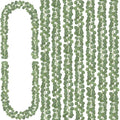 CQURE 32Pcs Eucalyptus Garland,Artificial Eucalyptus Leaves Table Greenery Garland Wreath Vines for Wedding Party Table Bedroom Wall Room Decor by CQURE