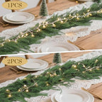 Rowfad 9Ft Norfolk Pine Garland for Mantle Christmas Decorations, 2 Set - Image 6
