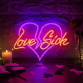 Heart Broken Love Neon Sign 15x10.1in LED Wall Light USB Powered Dimmable by DUOLIYBC