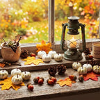 Yookeer 120pcs Fall Mini Pumpkins Artificial Acorn Pine Cone, Vintage Color - Image 6