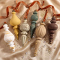 Colarr 15 Pcs Neutral Finial Christmas Ornaments Shatterproof Ball Decor by Colarr