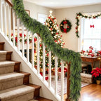 yofit 2 Pack 9FT Christmas Garland Artificial Cedar Garlands for Mantel - Image 2
