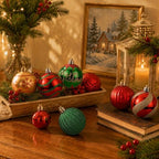 SHareconn 66Pcs Christmas Tree Decorations, Christmas Tree Ornaments Set - Image 4