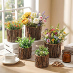 6 Pcs Wooden Vase for Centerpieces Wedding Flower, L+m+s - Image 6