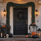 Halloween Mantle Garland Decor Gothic Garlands for Decorations 6Ft Fireplace Indoor Home Fall Decoration - Image 4