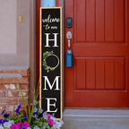 Welcome To Our Home Sign for Front Door, 45"X9", Wood - Image 7