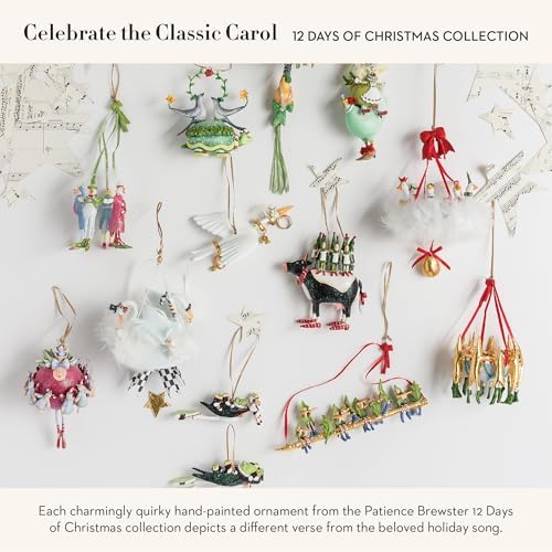 MACKENZIE-CHILDS Patience Brewster Ornament, 12 Lords a-Leaping - Image 3