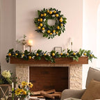 Valery Madelyn 6ft Artificial Lemon Garland for Mantel Summer Decor(Thick) - Image 2