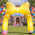 Jenaai 9.5 Ft Back to School Inflatable Archway with Built-in LED Light by Jenaai