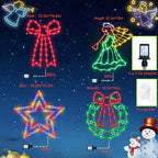 TRWYMZ Christmas Decorations - 16" Christmas Window Silhouette Lights - Image 2