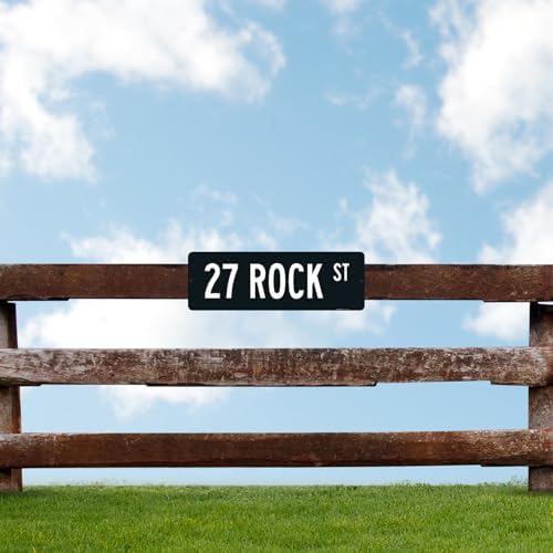 Custom Street Sign, Personalized Novelty Road, Brown Background, Christmas | 32x8 Inches, ACM, Made in USA by Sigo Signs - Image 5