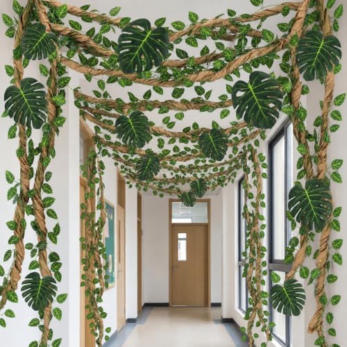 2 Sets Jungle Theme Party Decoration Vine for Classroom,Classic by Humyoun