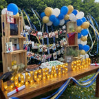 Honoson 14 Pcs Congrats Grad Lights up Sign with 2 Cap Lights Party - Image 5