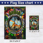 FLAGWIX All The People Living Life In Peace Hippie House Flag 30x40 - Image 4