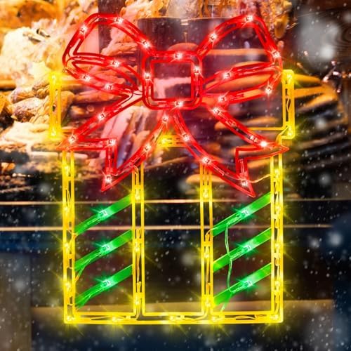 TRWYMZ Christmas Decorations - 16" Christmas Window Silhouette Lights - Image 6