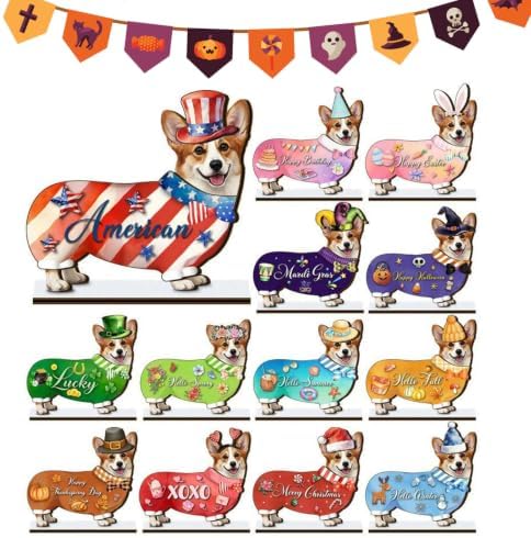 Interchangeable Magnetic Wooden Animal Decor Holiday Seasonal (L) - Image 2