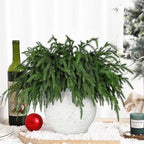 LZNPA 50 Pcs Realistic Christmas Pine Branches Natural Droopy Soft Bendable - Image 5
