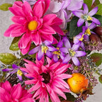 Balsam Hill Outdoor Vibrant Summer Bloom Spring & Summer Wreath - 22" Premium UV-Protected Floral Door Wreath for Front Door, Patio, & Sun-Drenched Outdoor Display - Image 2