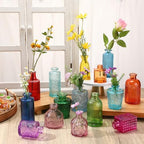 Yaomiao 30 Pcs Glass Bud Vases Centerpieces, Bright Color - Image 5