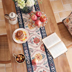 bilin gaier Designer Vintage Linen Small Table Runner,63"x12"-Lanae - Image 3