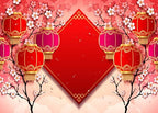 Lunar New Year Backdrop 10x8ft Vietnamese Chinese New Year Backgrounds Festivals Party Decorations Photo Booth Props by Unknown