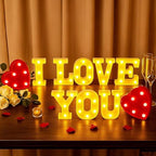 Honoson 10 Pcs I Love You LED Sign Heart Decor Anniversary Valentine's - Image 4