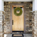 National Tree Company 24in Pre-Lit North Valley Spruce Christmas Wreath - Image 3