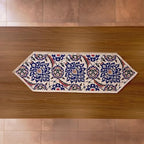 Jacquard Woven Floral Table Runner 18x55 inches – Rustic Gobelin Tapestry Dining Table Decor, Durable Cotton & Polyester Blend Fabric, Vintage Farmhouse Style, Machine Washable Easy Care (Pattern 3) - Image 5