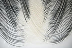 Jakalin Macrame Wall Hanging Black Ombre Dip-Dyed Fiber Decor 59" Wx33 L - Image 6