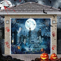 Halloween Garage Door Decorations Cover Banner Scary Halloween Backdrop by Unknown
