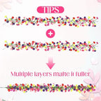 6 Pcs 6 ft Artificial Flower Vine Garland Decoration - Image 4