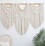oiikain Large Macrame Wall Hanging, Boho Tapestry Wall Decor, 43 x 32 Inch by Unknown