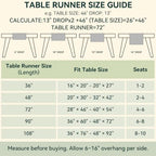 100% Pure Linen Table Runner 108 Inches Long, Coffee Table Runner,Farmhouse Style, 14×108 Inches, Perfect for Spring, Summer, Dining Table, Holiday Decor and Dresser -Athena -Charcoal Grey - Image 3