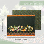 Maison d' Hermine Placemats Set of 4 Reusable 100% Cotton (13"x19") - Image 4