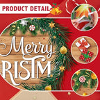 HunnmingRe 16 x 7ft Christmas Garage Door Cover, Wood Style - Image 4