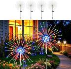 Fireworks Solar Lights Outdoor Fairy Garden Multicolor 4 Pack by Unknown