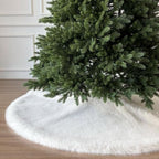 60-Inch Huntsman High-Pile Faux Fur Christmas Tree Skirt, Ivory - Image 3