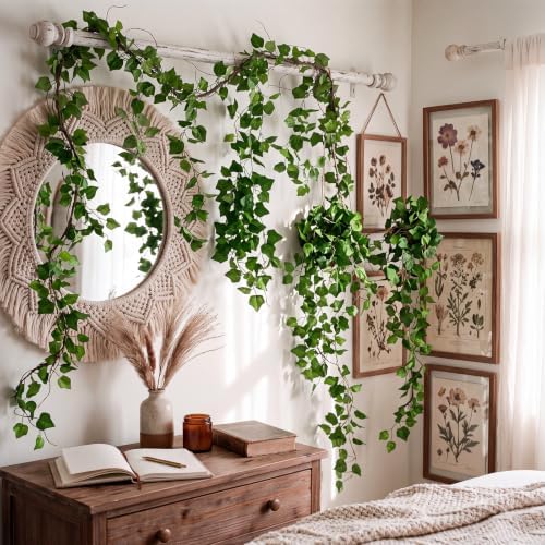 Tigeen 4 Pcs Jungle Party Decor Artificial Ivy Garland Vines and Twigs - Image 6