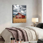 Ship Next Day – Framed USA Flag Canvas Art, Patriotic Farmhouse Wall Decor, Stars and Stripes Painting, Independence Day Home Decoration - Image 5