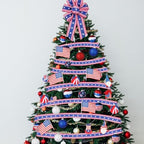 Halfchet 43 Pcs 4th of July Tree Decorations Patriotic Tree Ornaments Topper Trees Hanging Ornaments for Independence Day Home Table Party Decor (USA Hat Style) - Image 6