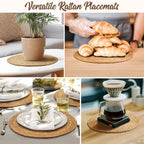 BAVIFY 12" Round Woven Placemats Set of 10, Plate Chargers for Dining Table - Image 6