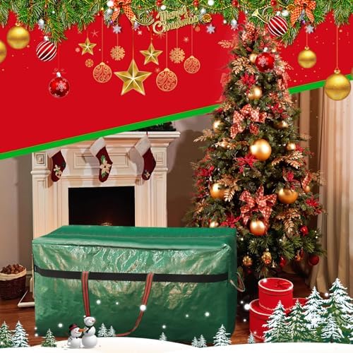 WFK 2 Pack 5FT Christmas Tree Storage Bag Waterproof Xmas Tree Bag Green - Image 5
