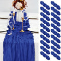 20 Pack Royal Blue Table Runners 10Ft Cheesecloth Table Runner Boho Gauze Cheese Cloth Table Runner Romantic Long Sheer Fabric Table Runners for Wedding Party Bridal Shower by YMHPRIDE