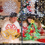TRWYMZ Christmas Decorations - 16" Christmas Window Silhouette Lights - Image 6
