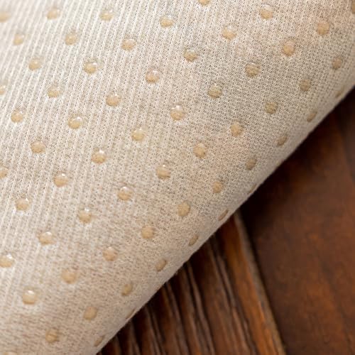 Floral Embroidered Table Runner 90 Inches Long Non-Slip Chenille, Brown - Image 2