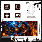 Halloween Garage Door Banner 7x16ft, Gothic Grim Reaper with Lantern - Image 2