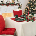 Uguisu 2pcs 5.6ft Red Artificial Christmas Garland,Eucalyptus Green Garland with Berry Flower Clusters,Artificial Vines for Fireplaces,Dining Tables,Christmas Parties - Image 4