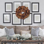Briful 22-Inch Artificial Magnolia Leaf Wreath Fall Decor - Image 5