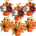 6 Pcs Fall Centerpieces for Table - Fall Table Decorations by TOBILU